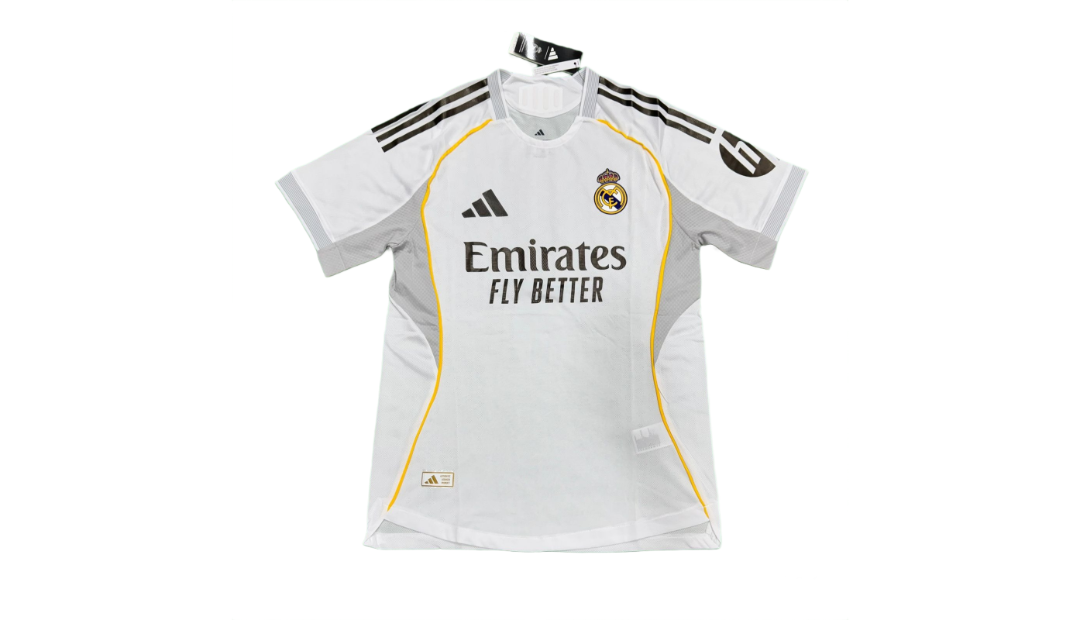 Real Madrid 2025/26 Home Jersey (Player Version)