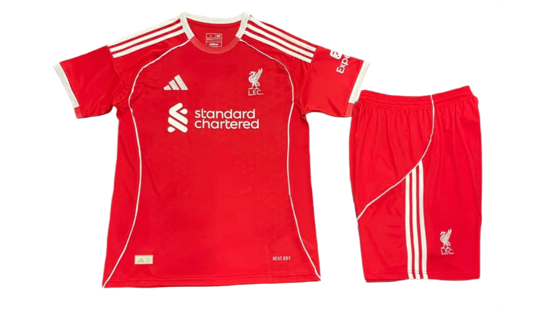 Liverpool FC (L.F.C.) 2025-26 Home Kit