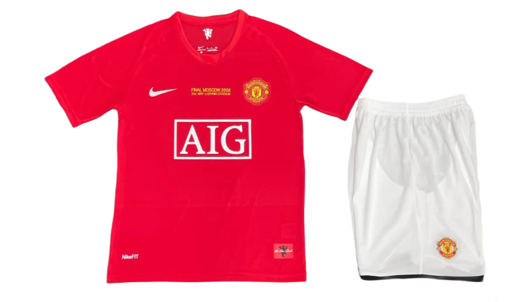 Manchester United 2007-08 Home Retro Kit